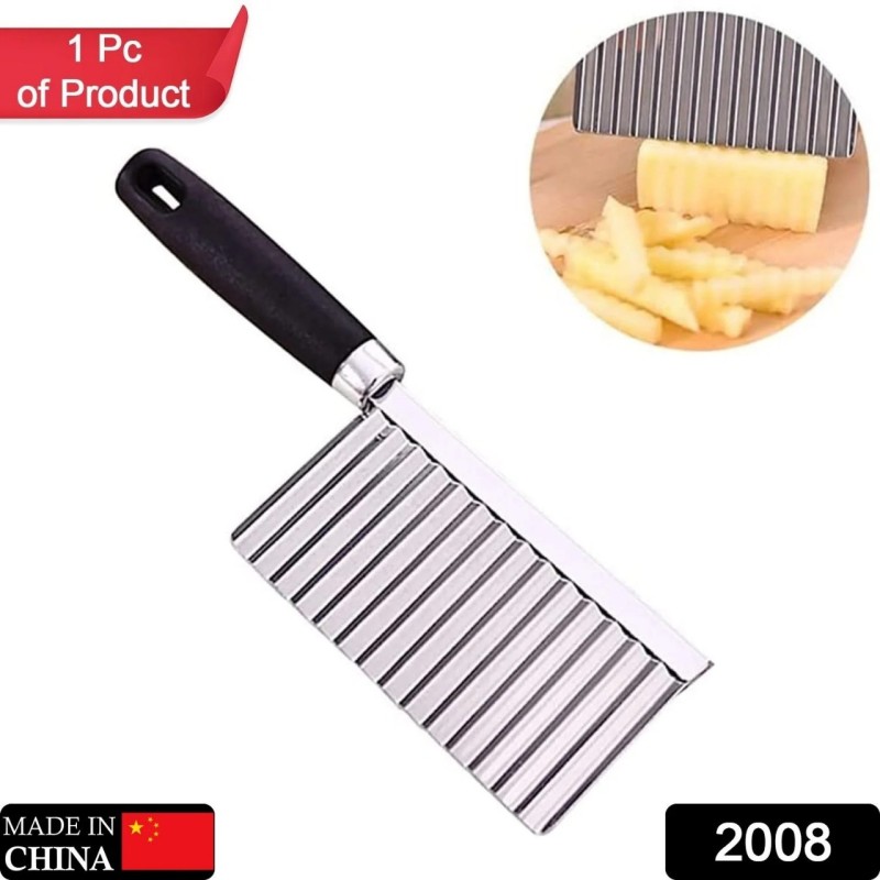 Stainless Steel Crinkle Cutter Knife for Salad and Vegetables