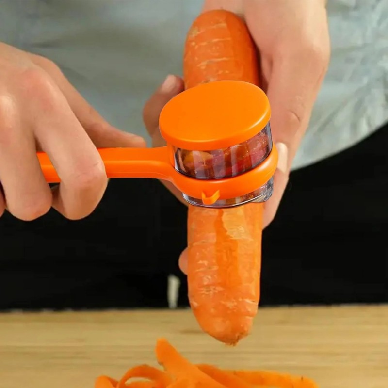   Stainless Steel Peeler With Container