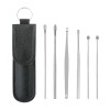 6-in-1 Ear Wax Cleaner- Resuable Ear Cleaning Tools Leather Pouch