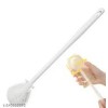 Silicone Toilet Cleaning Brush with Long Handle – Flexible Bathroom Cleaning Tool