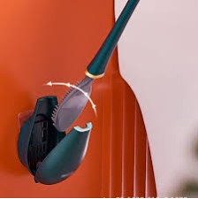 Wall-Mounted Long Handle Cleaning Brush with Holder – Multipurpose Scrubber for Bathroom, Kitchen & Floor