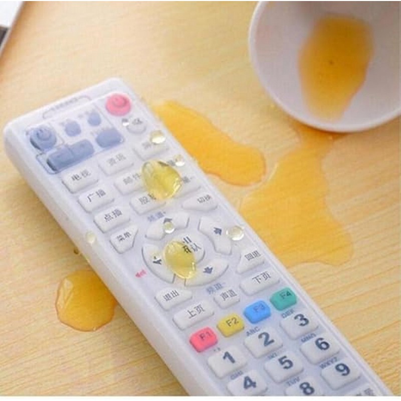 Universal Silicone Remote Control Cover – Dustproof, Anti-Slip, and Protective Case for TV, AC, and Set-Top Box Remotes (3 Piece)
