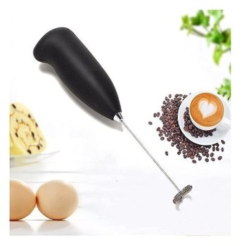Electric Handheld Coffee Beater Milk Frother for Cappuccino, Latte & Hot Chocolate – Portable Battery-Operated Mixer