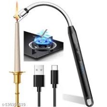 Rechargeable Electric Lighter – Windproof USB Plasma Arc for Candle, Gas Stove, BBQ, and Outdoor Use