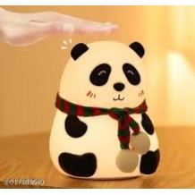Cute Panda Night Lamp – Soft Silicone LED Bedside Lamp for Kids & Home Decoration