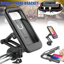 360° Rotating Bike Mobile Phone Holder – Adjustable Waterproof Handlebar Mount Stand