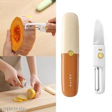 2-in-1 Knife and Peeler | Portable Fruit Knife with Peeler | Compact Kitchen Tool