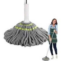 Wringing Squeeze Twist Mop – Microfiber Spin Cleaning Mop for Effortless Floor Cleaning