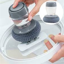 Cleaning Brush with 10cm Long Handle, Grey, Perfect for Smaller Diameter Bottle Openings