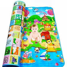 Baby Play Mat for Kids – Waterproof Foldable Alphabet & Cartoon Learning Mat (6x4ft)