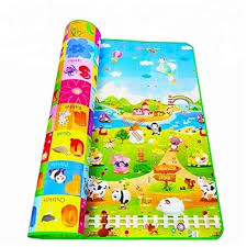 Baby Play Mat for Kids – Waterproof Foldable Alphabet & Cartoon Learning Mat (6x4ft)