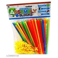 VRJ Kalash Assembly Blocks – Educational Building Toy Set for Kids (Multicolor, Made in India)