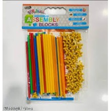 VRJ Kalash Assembly Blocks – Educational Building Toy Set for Kids (Multicolor, Made in India)