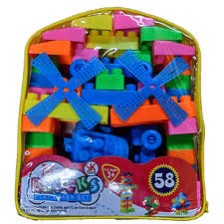 My Blocks Play & Learn Set – 58 Pcs Building Blocks for Kids 