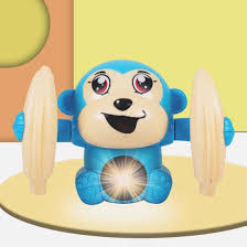 Musical Monkey Toy with Cymbals, Lights & Sound – Battery Operated Educational Toy for Kids