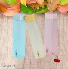 Frosty Slim Square Water Bottles – Leak-Proof BPA-Free Plastic Bottles
