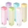 Frosty Slim Square Water Bottles – Leak-Proof BPA-Free Plastic Bottles