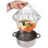 Stainless Steel Foldable Steamer Basket – Multi-Functional Kitchen Cooking & Strainer Tool