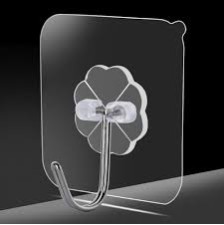 Adhesive Wall Hook – Transparent Heavy Duty Hook for Home, Kitchen & Bathroom