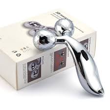 3D Face & Body Roller Massager – Dual Ball Handheld Lifting & Toning Tool for Skin Tightening, Anti-Aging & Relaxation