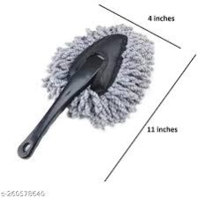 Premium Microfiber Car Cleaning Duster Brush with Long Handle – Dust & Dirt Remover for Car, Bike & Home