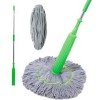 360° Spin Floor Cleaning Mop with Microfiber Refill & Stainless Steel Rod – Easy Home & Office Cleaning