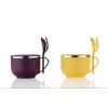 Premium Maggie & Soup Bowl with Handle and Lid | Microwave Safe | Multi-Purpose Kitchen Bowl