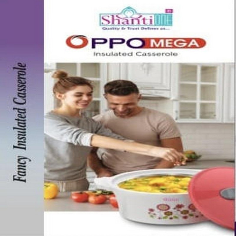 Shanti One OPPO Mega Insulated Casserole Set – 4 Pcs Gift Set | Hot & Cold Food Storage