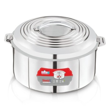 Shanti One Steelax Stainless Steel Casserole | Hot Pot Food Warmer with Lid