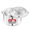 Shanti One Steelax Stainless Steel Casserole | Hot Pot Food Warmer with Lid