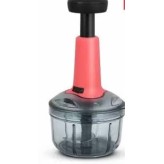 Push Chopper | Manual Vegetable & Fruit Chopper with 3 Sharp Blades | Durable Kitchen Tool for Fast Cutting & Dicing