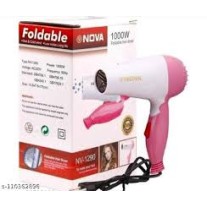 Foldable Hair Dryer with Adjustable Speed & Heat Settings – Compact & Travel-Friendly