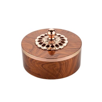 Premium Designer Dry Fruit Box with 4 Compartments – Decorative Gift Box for Snacks & Sweets