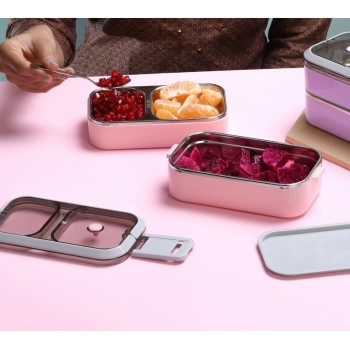 Premium Stainless Steel Lunch Box | Leak-Proof, Durable & Easy to Carry | Tiffin Box for Office, School & Travel