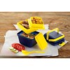 Premium Plastic Tiffin Box Set – 3 Compartment Lunch Box for Office, School & Travel
