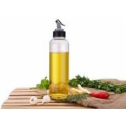 Transparent Oil Dispenser Bottle with Nozzle – Leak-Proof Kitchen Oil Pourer