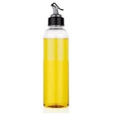 Transparent Oil Dispenser Bottle with Nozzle – Leak-Proof Kitchen Oil Pourer