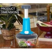 Premium Push Vegetable Chopper – Easy & Safe Kitchen Cutter for Fruits & Veggies