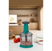 Premium Push Vegetable Chopper – Easy & Safe Kitchen Cutter for Fruits & Veggies