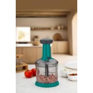 Premium Push Vegetable Chopper – Easy & Safe Kitchen Cutter for Fruits & Veggies