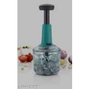 Premium Push Vegetable Chopper – Easy & Safe Kitchen Cutter for Fruits & Veggies