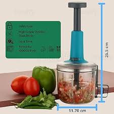 Premium Push Vegetable Chopper – Easy & Safe Kitchen Cutter for Fruits & Veggies