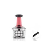 Premium Push Vegetable Chopper – Easy & Safe Kitchen Cutter for Fruits & Veggies