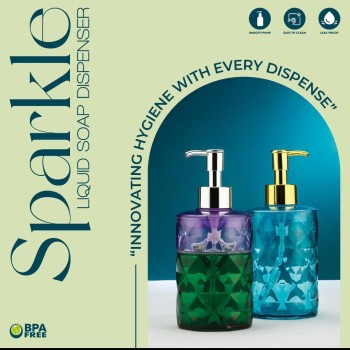 Premium Liquid Soap Dispenser for Kitchen & Bathroom | Refillable Hand Wash Dispenser Bottle