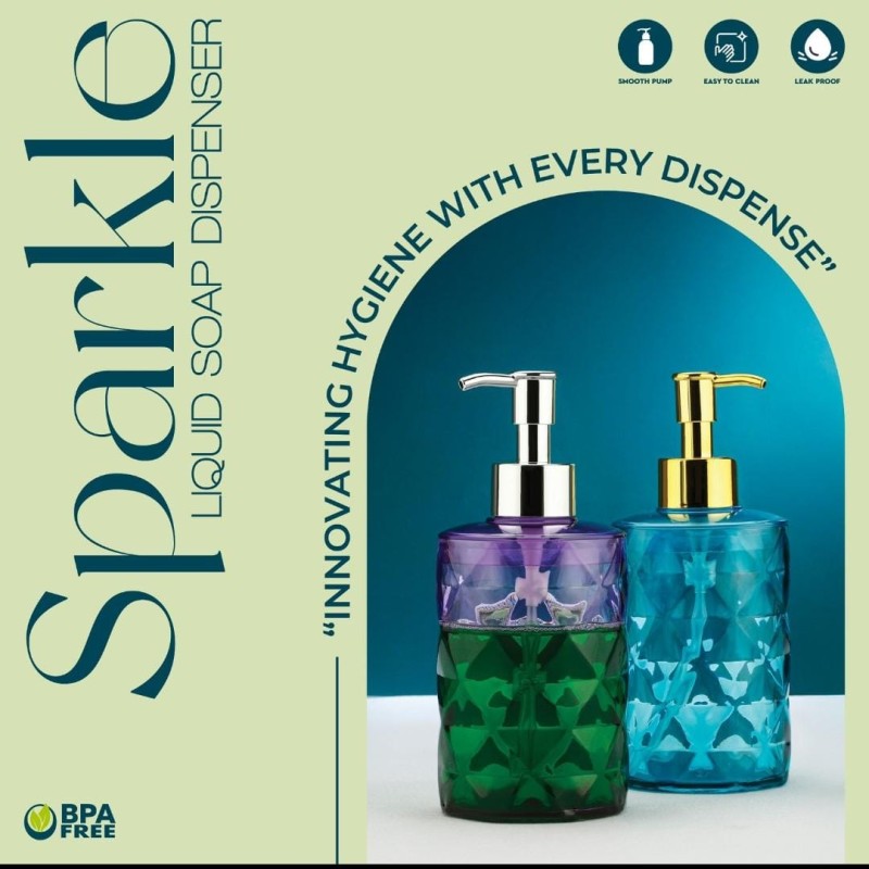 Premium Liquid Soap Dispenser for Kitchen & Bathroom | Refillable Hand Wash Dispenser Bottle