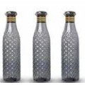Stylish Glass Water Bottle with Diamond Cut Design – Reusable, Durable & Elegant Drinking Bottle