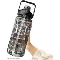Premium Transparent Water Bottle | BPA-Free, Leak-Proof & Lightweight Bottle for Home, Office, Gym & Travel