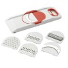 Multipurpose Vegetable & Fruit Slicer – 6 in 1 Cutter, Grater & Shredder with Interchangeable Blades