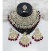 Kundan Pearl and Multicolor Choker Necklace Set  | Bridal Jewelry with Earrings and Ring