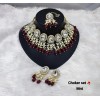 Kundan Pearl & Multicolor Stone Choker Necklace Set with Earrings & Maang Tikka | Bridal Jewelry